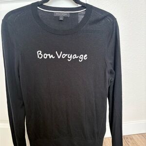 Banana Republic Black Crew Neck Sweater
